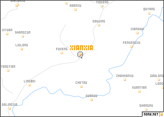 map of Xianxia