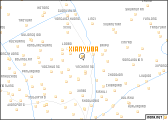 map of Xianyuba
