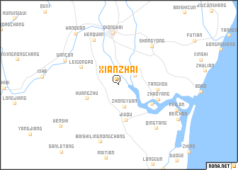 map of Xianzhai