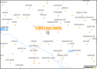 map of Xianzhuchang