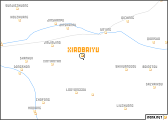 map of Xiaobaiyu