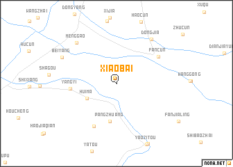 map of Xiaobai