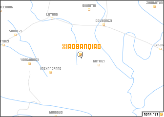 map of Xiaobanqiao