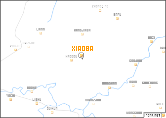 map of Xiaoba