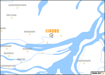 map of Xiaobo