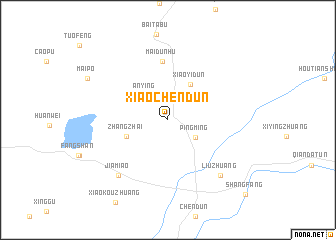 map of Xiaochendun