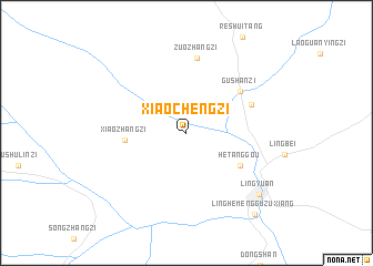 map of Xiaochengzi