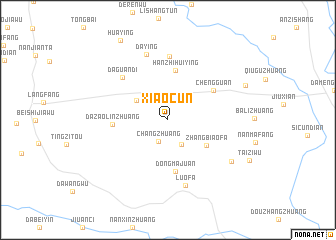 map of Xiaocun