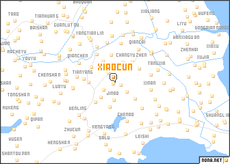 map of Xiaocun
