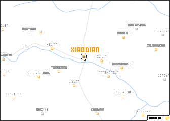 map of Xiaodian