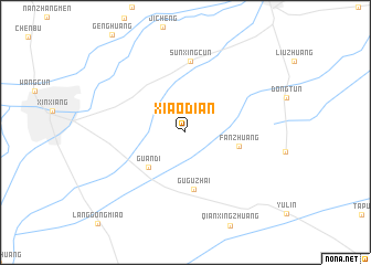 map of Xiaodian