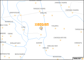 map of Xiaodian