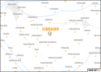 map of Xiaodian