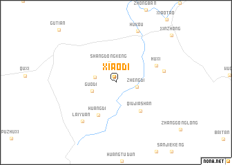 map of Xiaodi