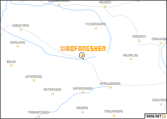 map of Xiaofangshen