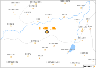 map of Xiaofeng