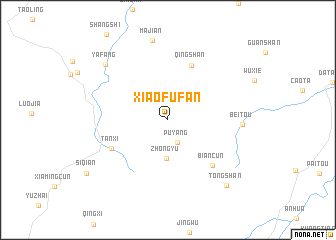 map of Xiaofufan