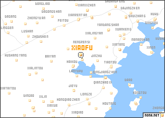 map of Xiaofu