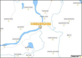 map of Xiaogangkou