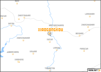 map of Xiaogangkou