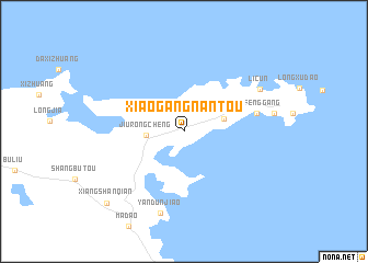 map of Xiaogangnantou