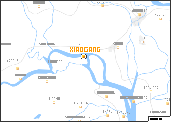 map of Xiaogang