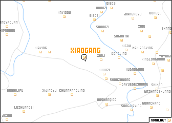 map of Xiaogang