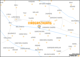 map of Xiaoganzhuang