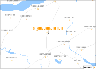 map of Xiaoguanjiatun