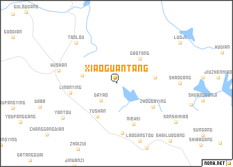 map of Xiaoguantang