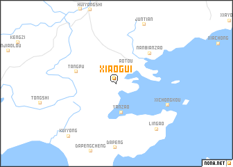 map of Xiaogui