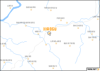 map of Xiaogu