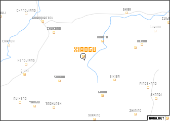 map of Xiaogu