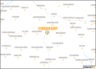 map of Xiaohewan