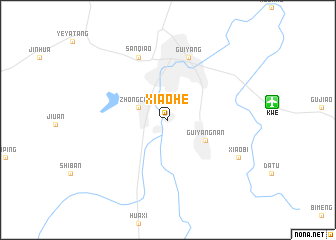 map of Xiaohe