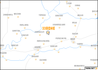 map of Xiaohe