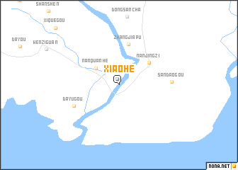 map of Xiaohe