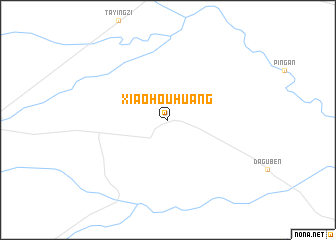 map of Xiaohouhuang