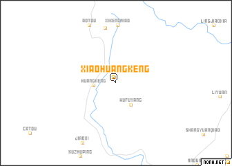map of Xiaohuangkeng