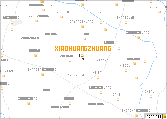 map of Xiaohuangzhuang