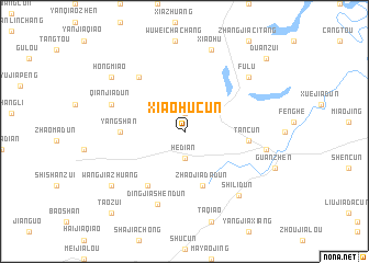 map of Xiaohucun