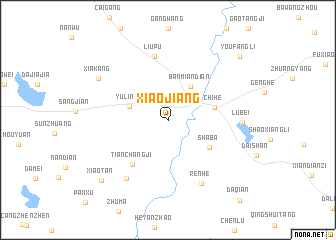 map of Xiaojiang