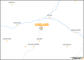 map of Xiaojian