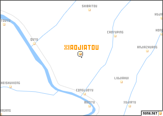 map of Xiaojiatou