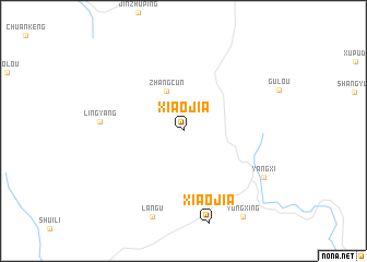 map of Xiaojia