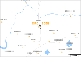 map of Xiaojiegou