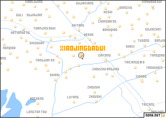 map of Xiaojingdadui