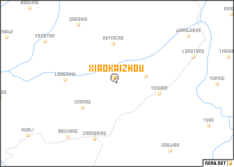 map of Xiaokaizhou