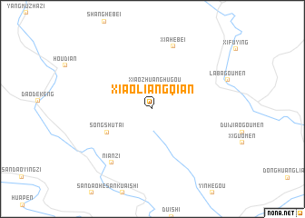 map of Xiaoliangqian