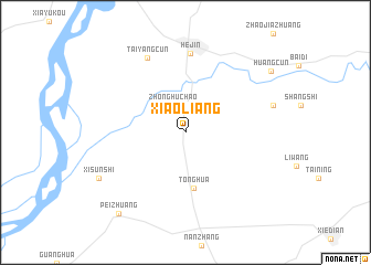 map of Xiaoliang